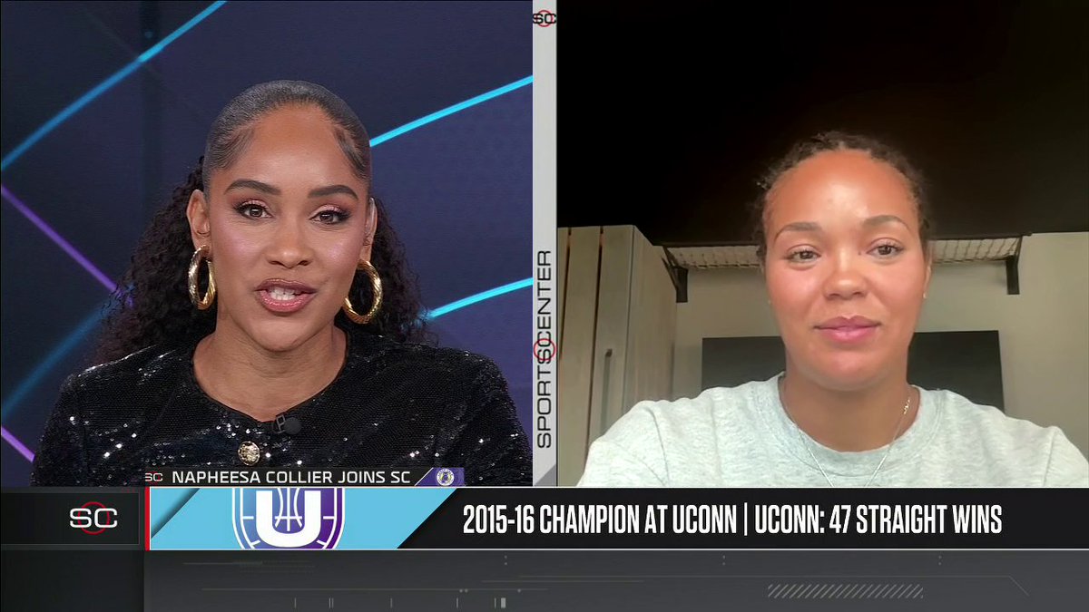 Napheesa Collier shares what makes UConn women's basketball so consistent in this NIL era 🙌