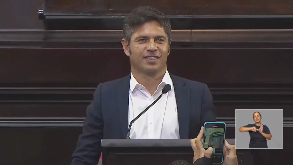"Axel Kicillof": Por la apertura del período de sesiones ordinarias de la Legislatura bonaerense