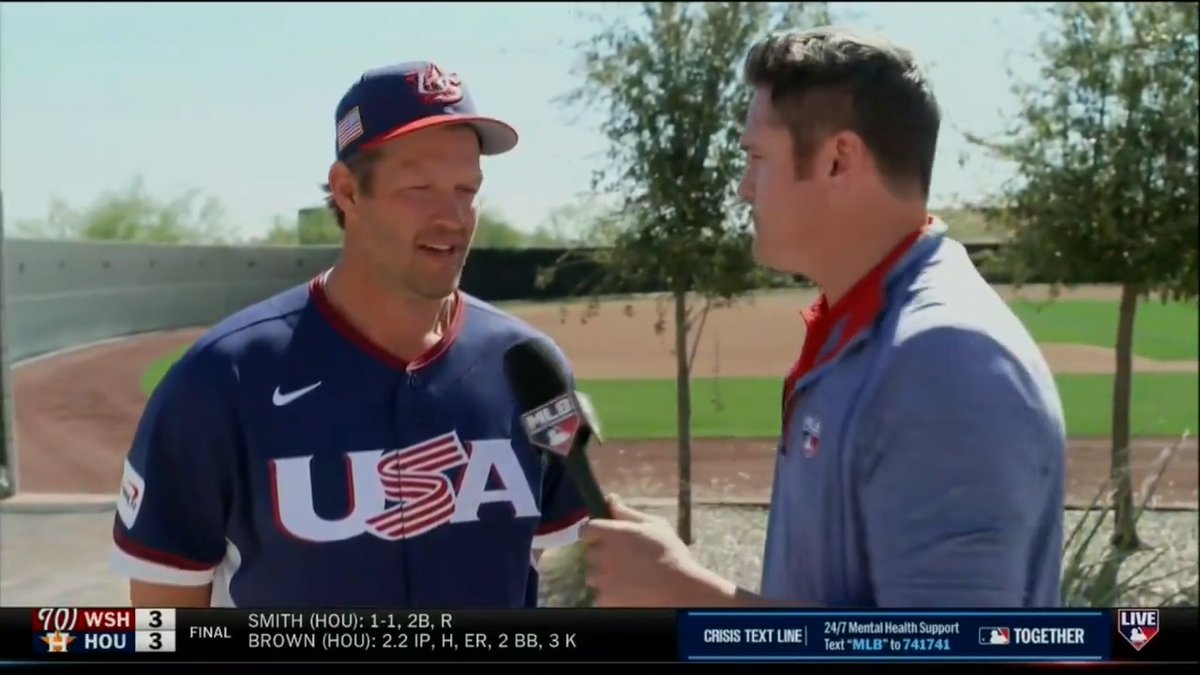 Remember Clayton Kershaw? 🤣 The Los Angeles Dodgers legend is back in uniform, this time for USA Baseball 🇺🇸 MLB Network + Capital One