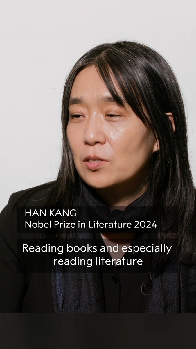 Han Kang's novels confront historical traumas and expose the fragility of human life. She was awarded the 2024 literature prize. Among her works are 'The Vegetarian', 'Human Acts' and 'We Do Not Part'. #IWD2026 #IWD