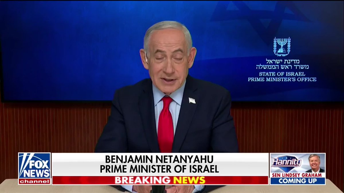 ISRAELI PM NETANYAHU: “There's never been a president like Donald J. Trump. His resoluteness, his decisiveness, his clarity of thinking, the way he gets things — gets right to the crux of things.” “He cuts through all the fluff, cuts through the chase, gets down to the main point, and it gets down to the mean action that needs to be taken.” “And I think for Israel and I think for the countries of the free world, let me tell you, I think for the world. We're very lucky to have him as the leader of the free world, and in fact the leader of world. He's brought America back to being the leader the world.”
