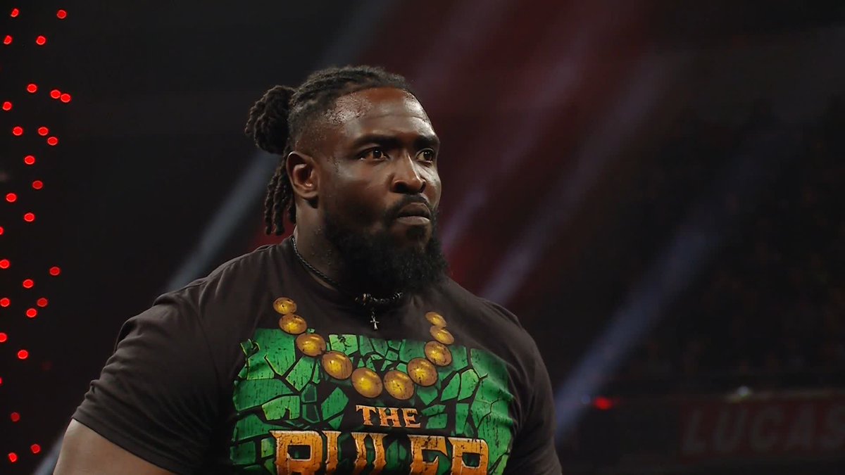 Be careful what you wish for, Rusev! 😬 Oba Femi wwe is the RULER for a reason!