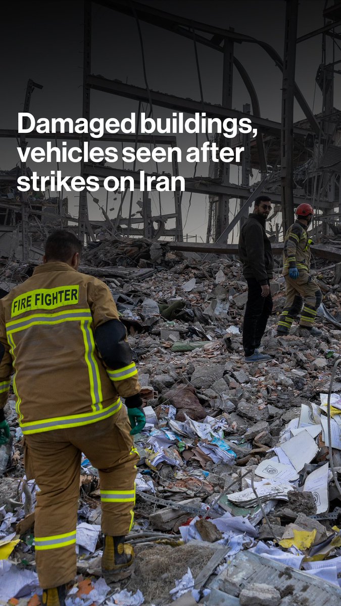 President Donald Trump has vowed to do “whatever it takes” in the ongoing war with Iran. In Tehran, footage shows damaged buildings and vehicles as well as rescue crew on the ground in the aftermath of the latest strikes.