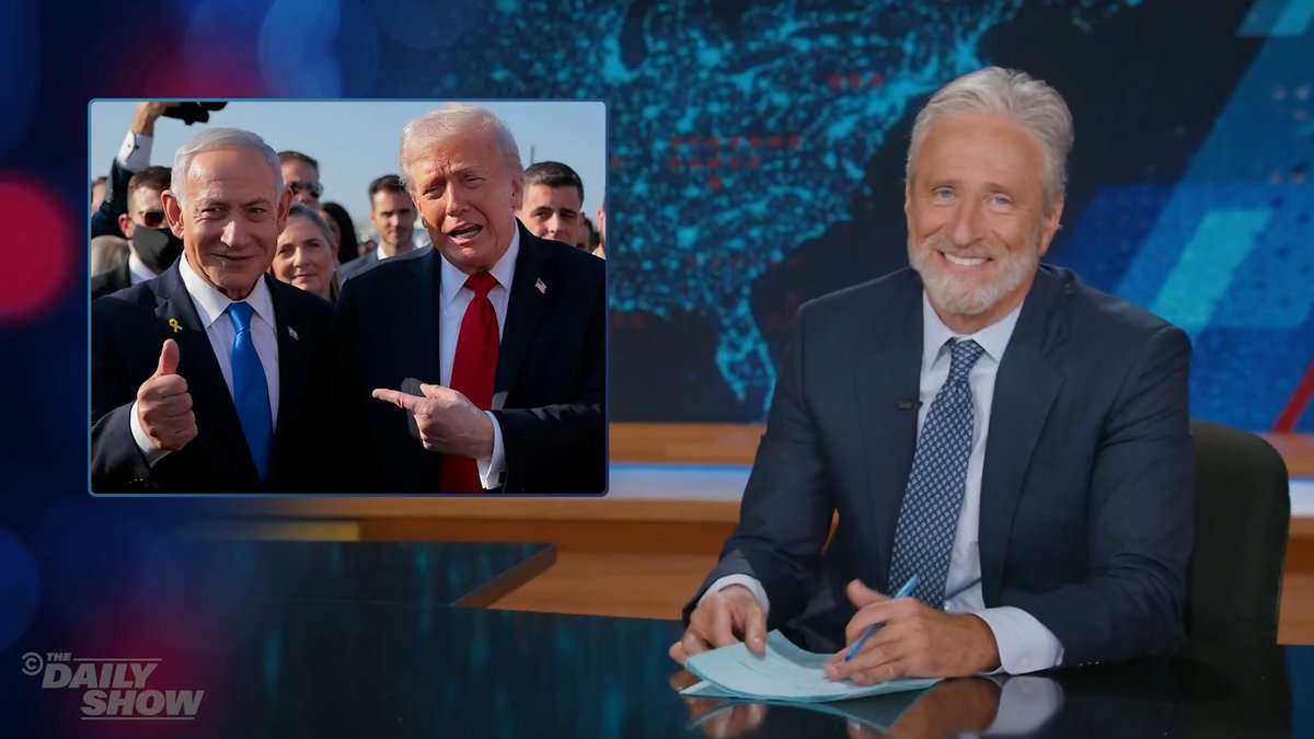 Trump dragged the U.S. into war with Iran with no plan and no exit strategy, and Jon Stewart could really use a comfort monkey