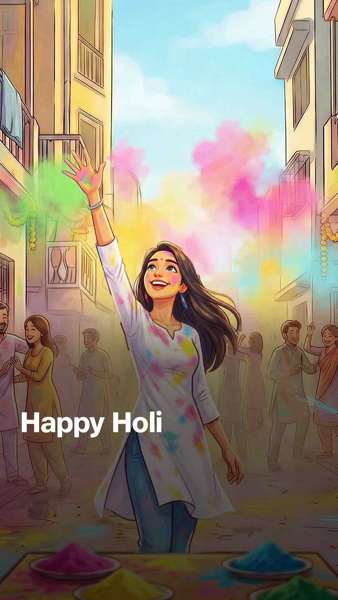Holi Hai!!!! . . Rest can wait. Happy Holi #WithLoveFromJio