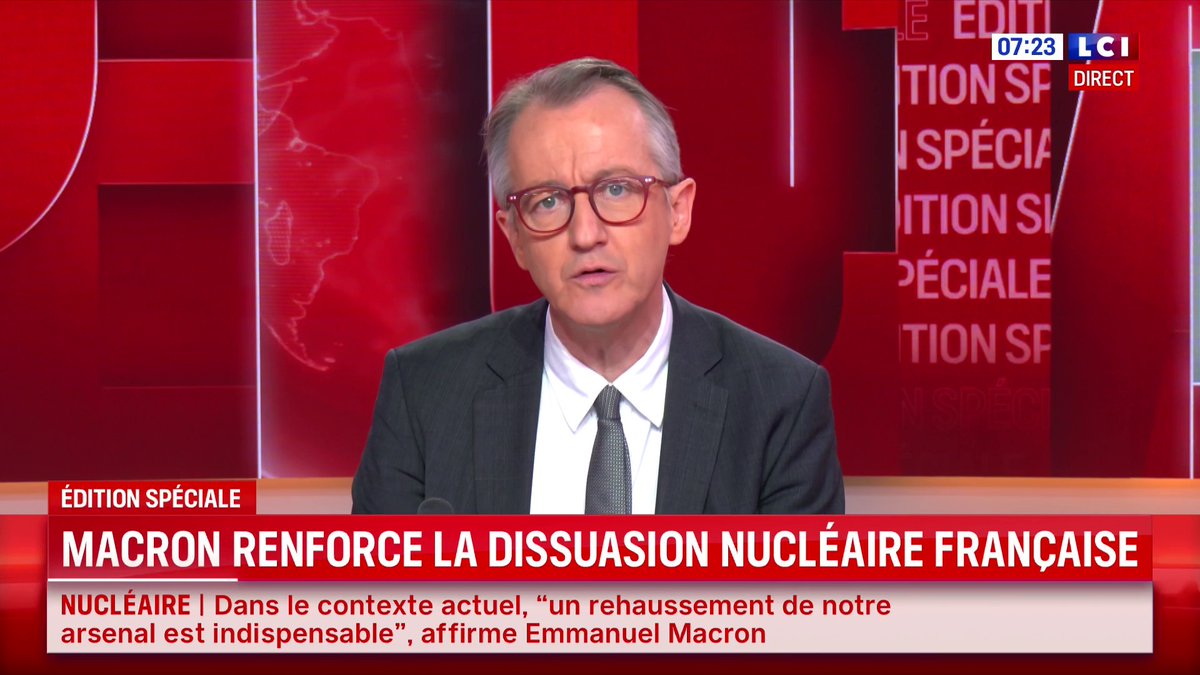 Emmanuel Macron renforce la dissuasion nucléaire française ▶️ Christophe Barbier