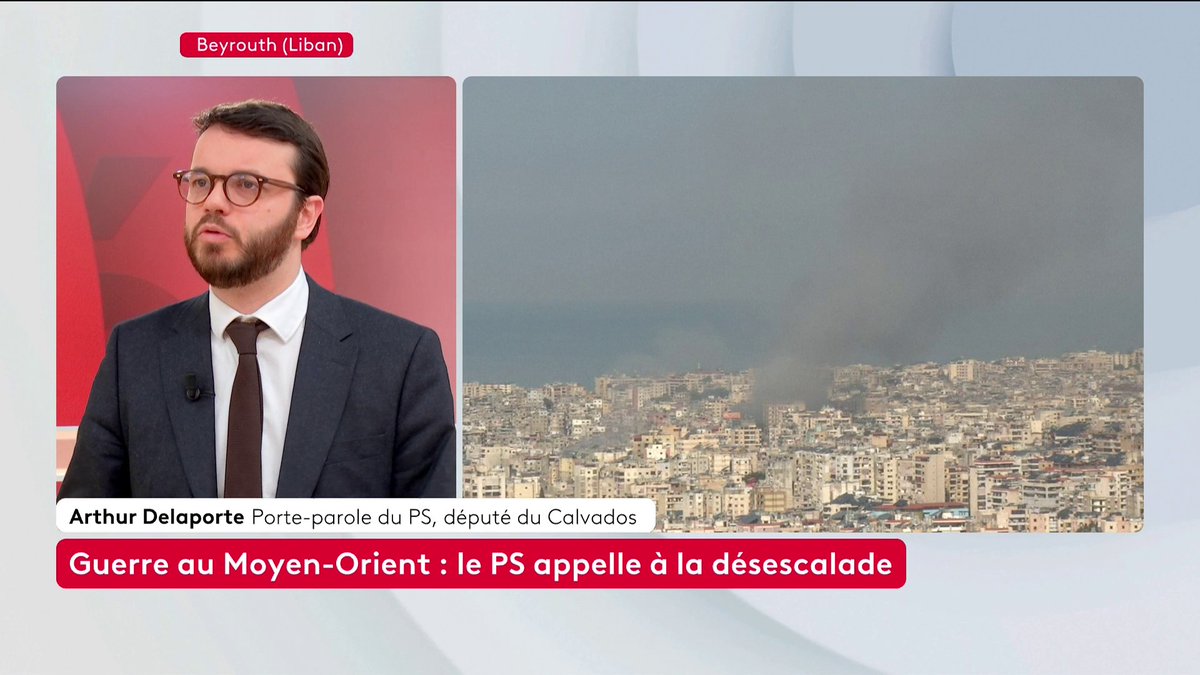 🔴 Municipales : "Ceux qui voudront échanger avec le PS dans la perspective du second tour devront condamner la stratégie mortifère de Jean-Luc Mélenchon" 🗨️ Arthur Delaporte, porte-parole du PS #canal16