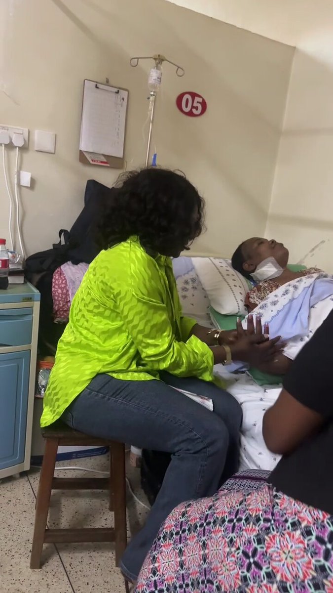 Yesterday, Gather For children and I visited Nsambya hospital St. Elizabeth surgery ward. There,we checked on Shakira and two other patients admitted . Shakira was involved in a tragic accident which crushed and broke off her leg on the scene , while the other was left broken and all skin ripped off as she tried to jump out of a passenger van for fear of being crushed by a Sino truck that had lost control and it’s ability to brake as they were ascending a hilly area in Masaka. Even through so much pain, Shakira is in very high spirits and positive that she will fully recover. She thanks you so much for your generous contributions and please do not stop , for the journey is still long. May God bless you all. 🙏🏾🌹❤️ Please kindly LIKE, REPOST &SHARE.🤗