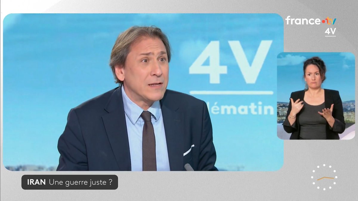 🔴🗣️ Jérôme Guedj, député PS de l'Essonne, et candidat à l'élection présidentielle, "ne condamne pas" l'intervention conduite en Iran. #Les4V