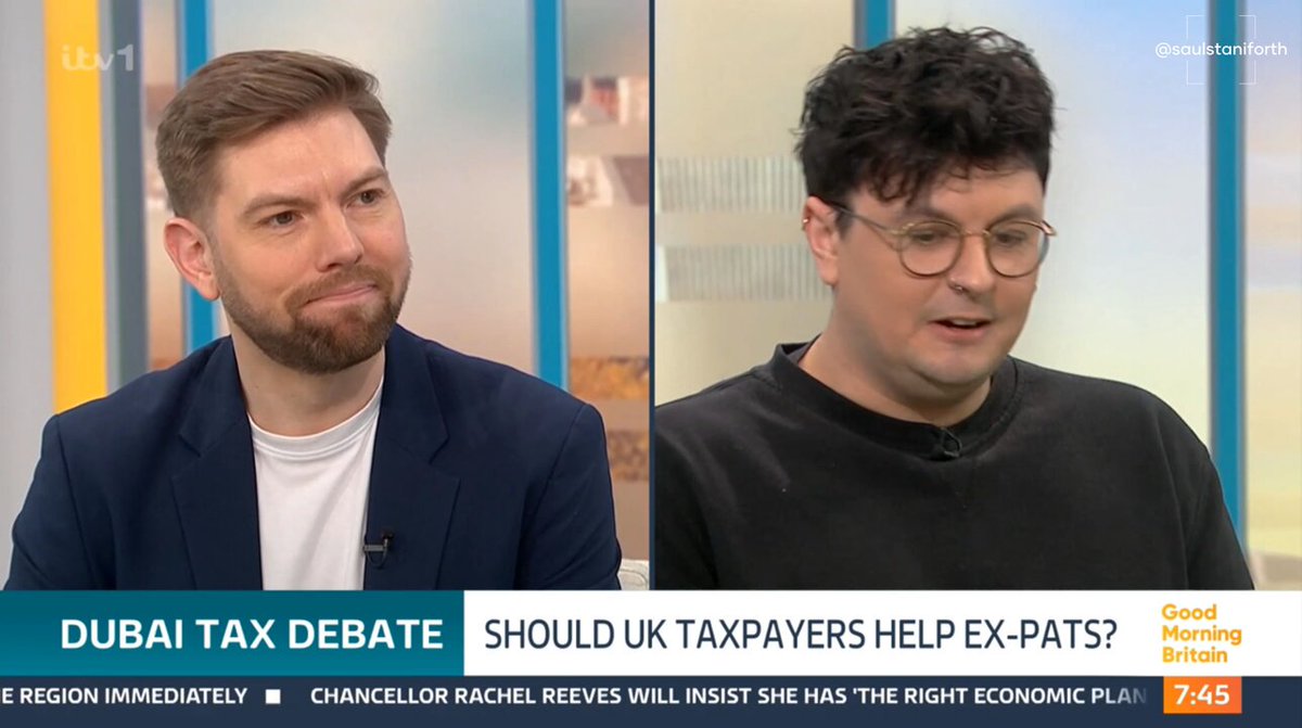 .Ben Smoke: "these people clearly don't believe in the universalism I believe in.. very wealthy people.. moving away to remove yourself [from paying] anything into this country is a social ill. We need to start talking about it in those terms" #GMB