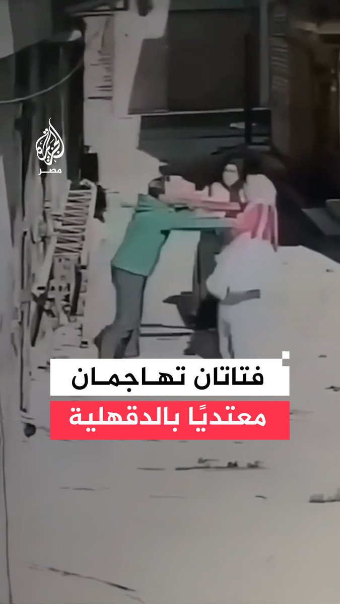كاميرا مراقبة ترصد اعتداء رجل على فتاتين وسط الشارع في المنزلة بالدقهلية، والداخلية تعلن ضبط المتهم وإحالة الواقعة إلى النيابة