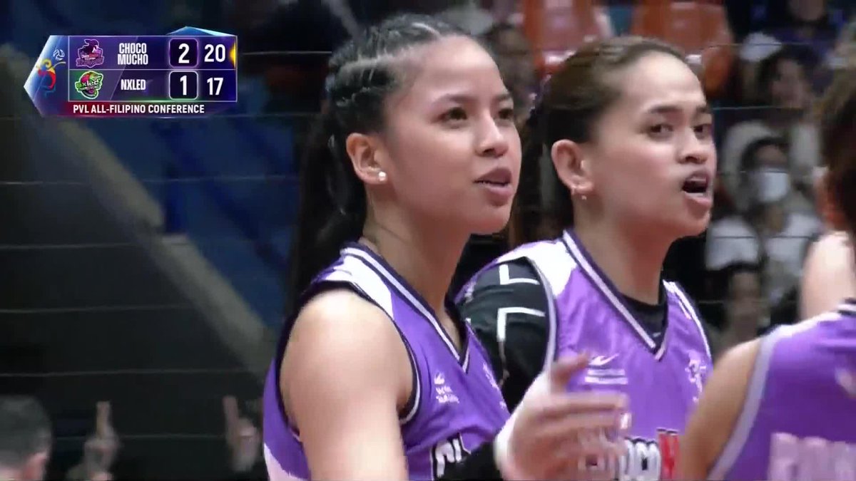 SLEYA, PERIOD. 💥 Eya Laure unleashes the finishing hits to lift the Choco Mucho Flying Titans to a commanding four-set victory over the Nxled Chameleons in the 2026 PVL All-Filipino Conference! #PVL2026 #TheHeartofVolleyball