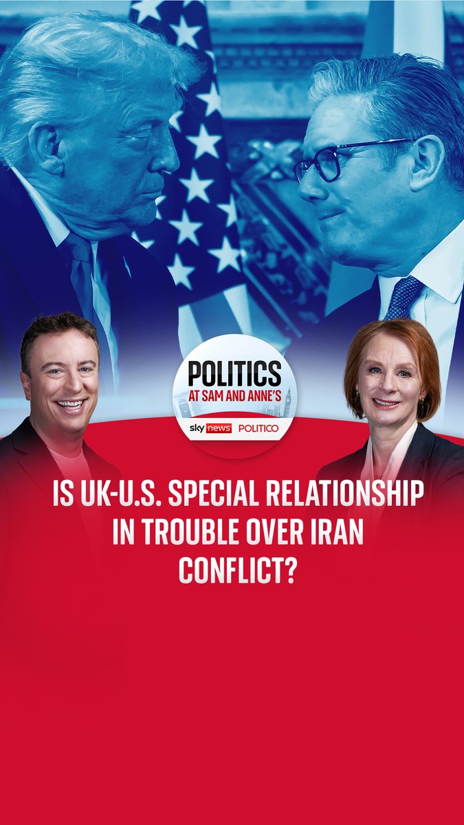 Has the Iran conflict put strain on the UK-U.S. special relationship? Sam Coates Sky and anne mcelvoy assess if this is only the beginning of the fallout between Keir Starmer and Donald Trump. 🎧 Listen to #PASAA here: