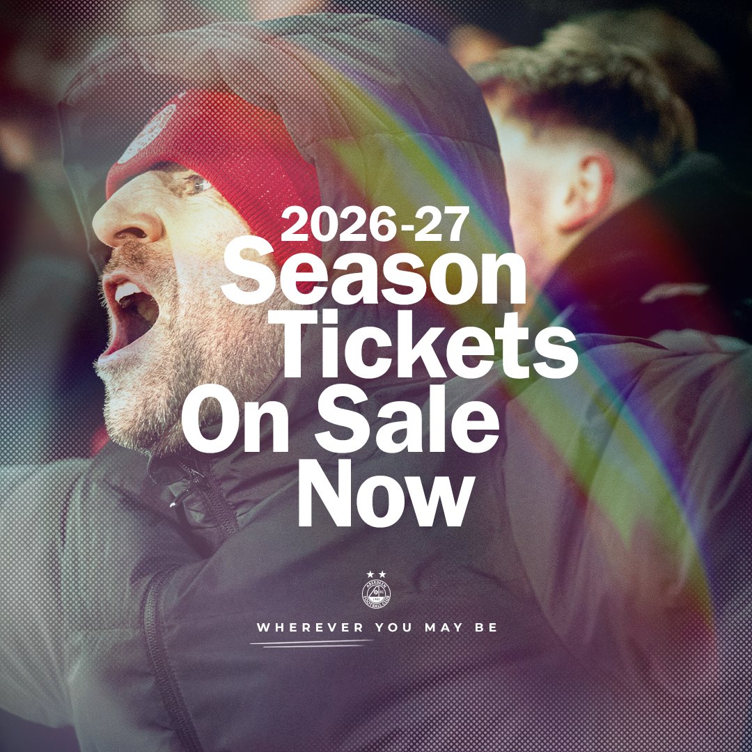 Wherever you may be โค๏ธ 2026-27 season tickets on sale now ๐๏ธ ๐