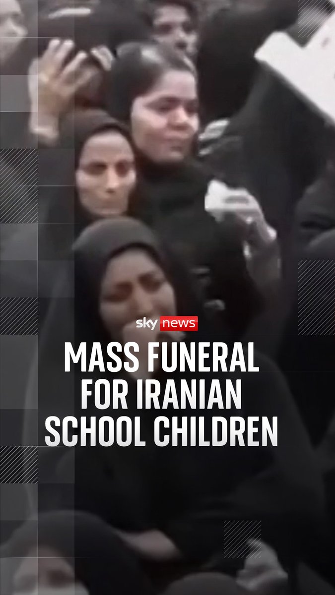 Thousands lined the streets for a mass funeral mourning those killed in what Iran described as an attack on a girls' school. U.S. Central Command said officials were investigating reports, while an Israeli military spokesperson said he was not aware of any Israeli or US strikes in the area. 🔗