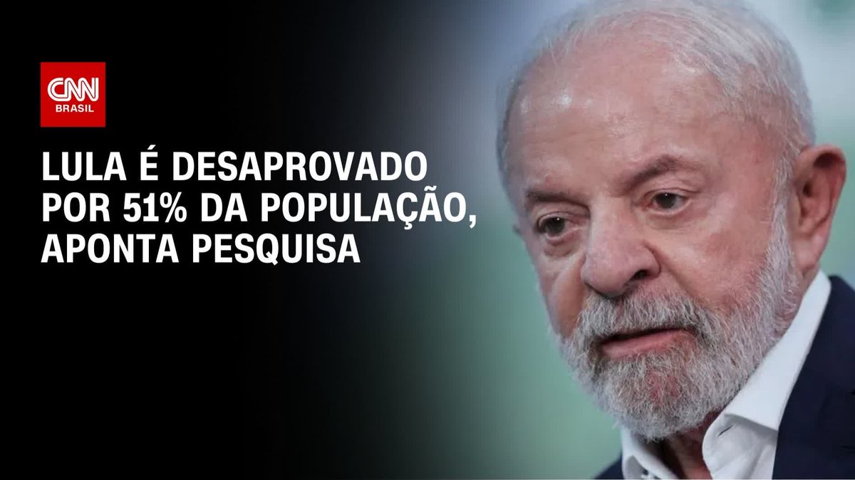 Real Time: Lula é desaprovado por 51% da população; assista #CNNNovoDia