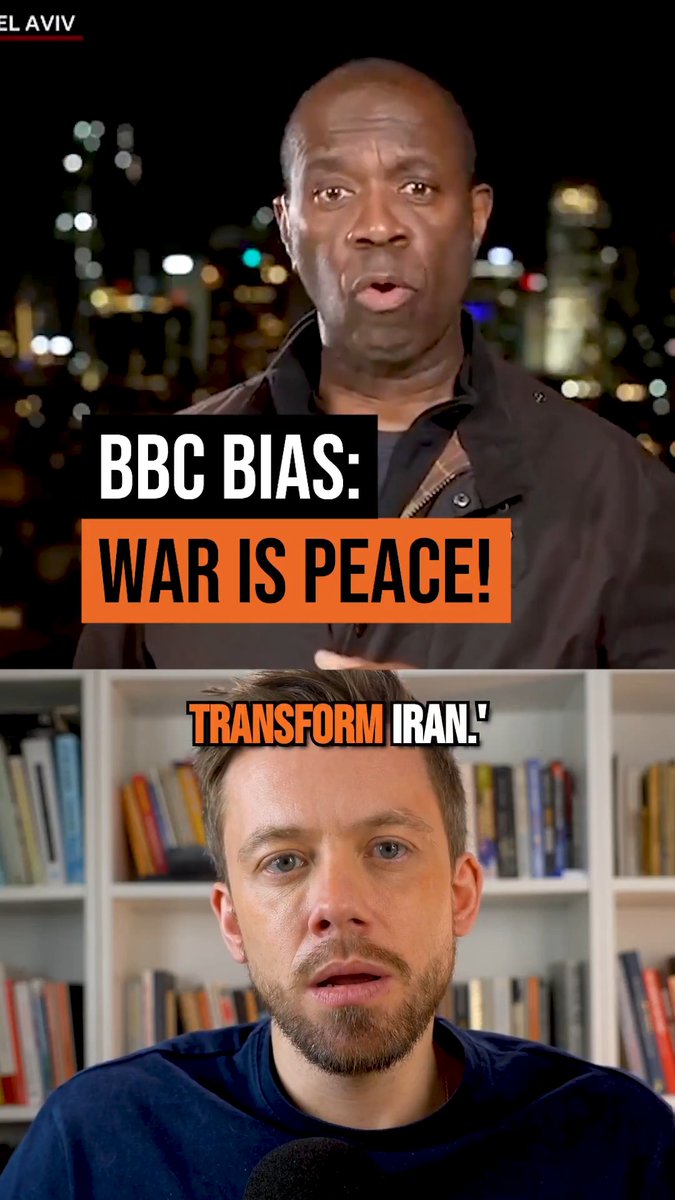 Just listen to this absurd BBC bias on the US-Israeli war on Iran. You'd never know this was an illegal war of aggression.