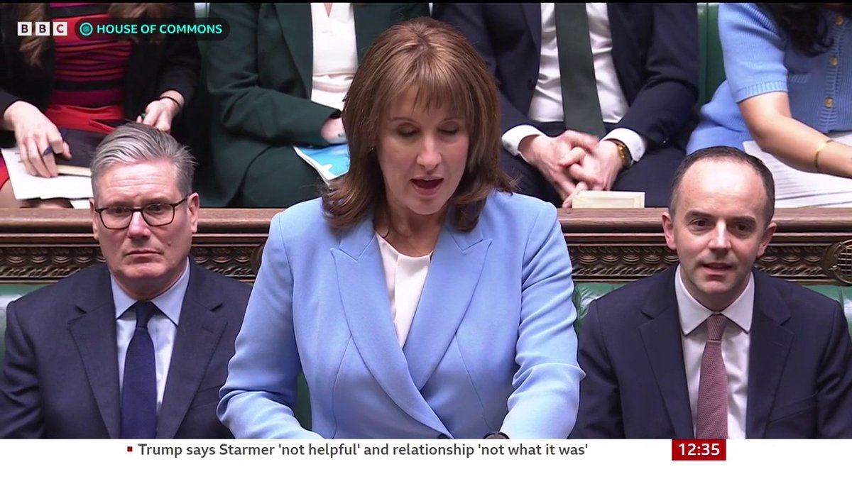Chancellor Rachel Reeves expresses “gratitude” to UK armed forces and says government will "charter a course through uncertainty" and "secure the economy" in the wake of the US-Israel war with Iran Follow Spring Statement live: