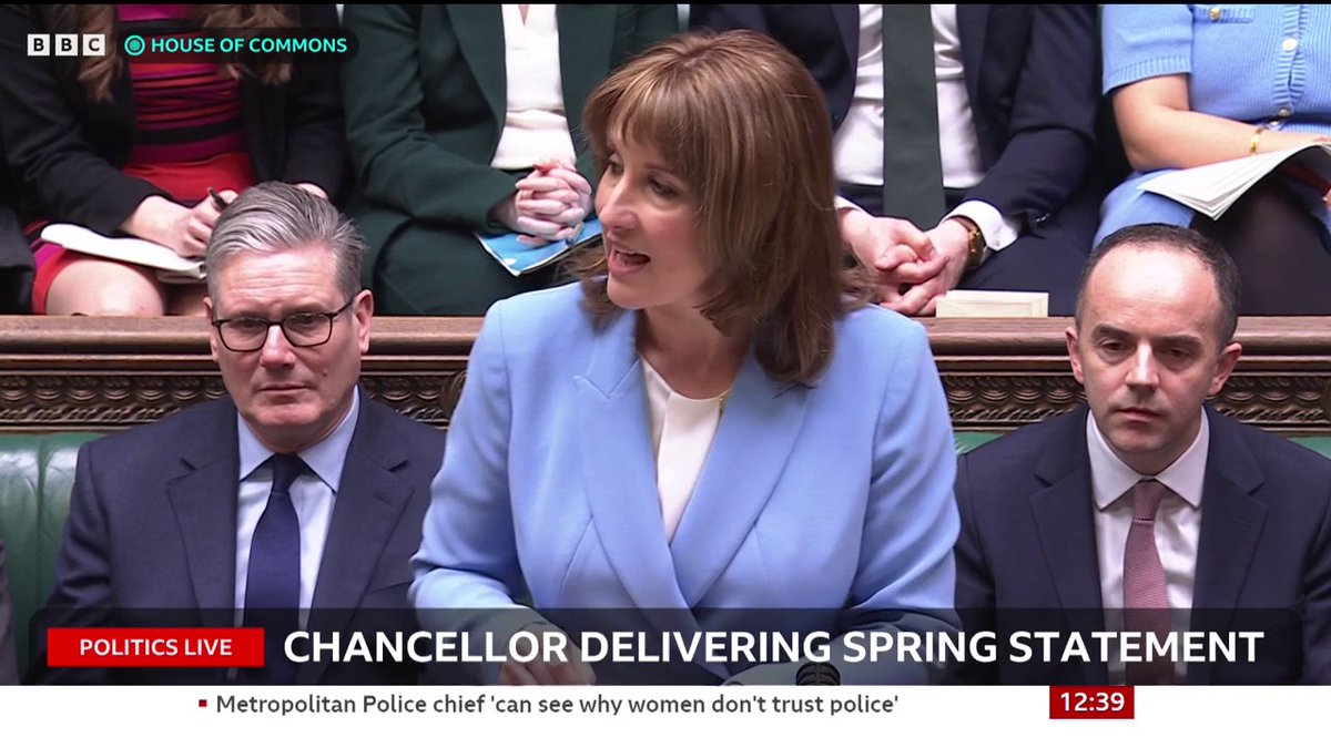 "The change that we promised has already started" Chancellor Rachel Reeves says "real wages" have risen by more in the first 18 months of this Labour government than they did in the first 10 years of the Tory government" Follow live: