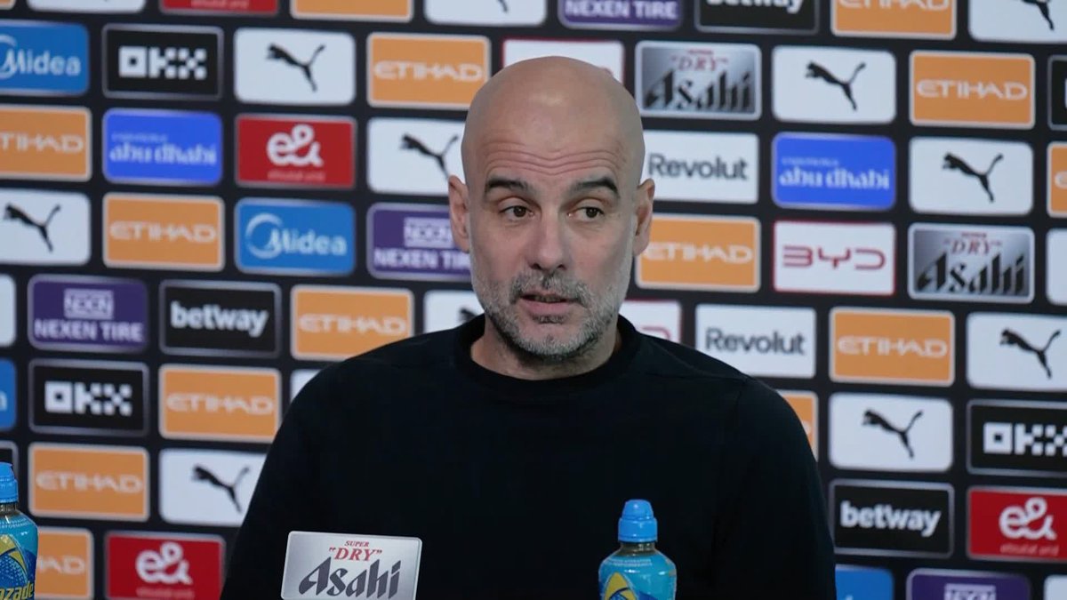"You can complain but you have to adapt" 👀 Pep Guardiola responds to Arne Slot's comments suggesting that the Premier League is 'no longer a joy to watch' and compares the current set-piece trend to basketball played by the Golden State Warriors and the Boston Celtics.