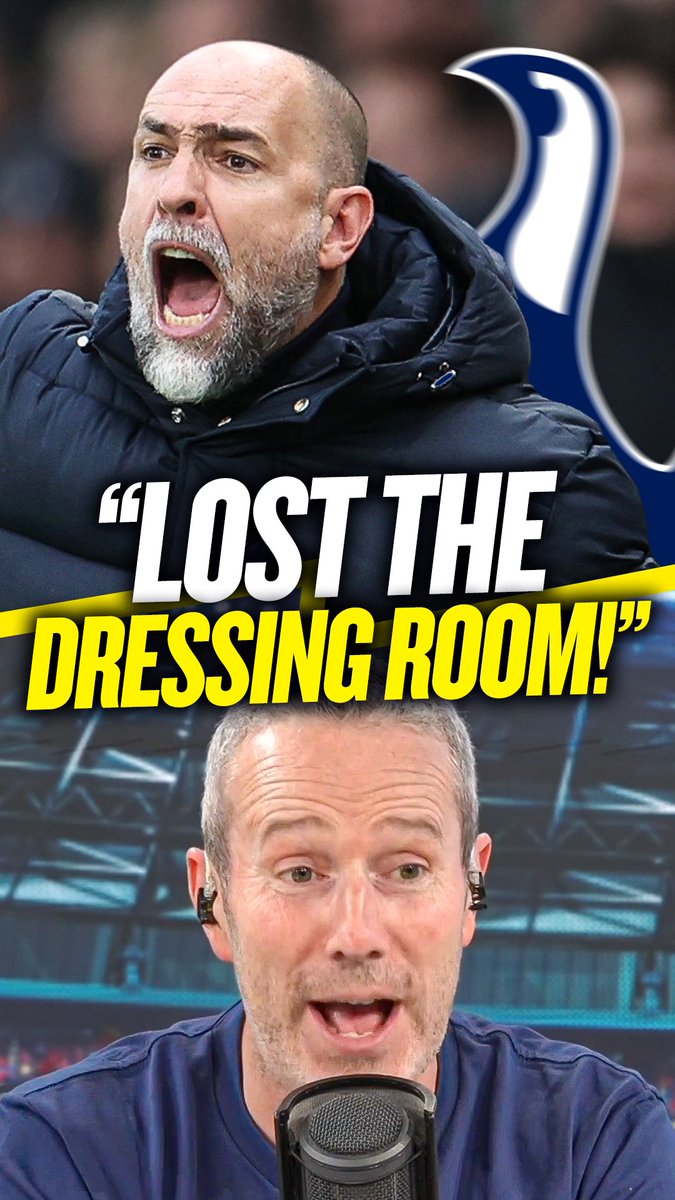 "Lost the dressing room already!" Max Rushden &amp; John Brewin react to reports suggesting that Igor Tudor could be sacked by Spurs if they fail to beat Crystal Palace on Thursday.. 😳 #THFC #Spurs #Tottenham