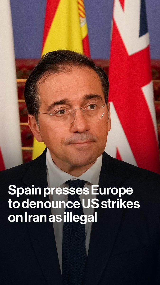 “A world based on predictable rules is better than a world in which force is the only rule.” Spain’s foreign minister José Manuel Albares tells @tommackenzietv and Anna Edwards that Europe needs to be more vocal in defending a rules-based global order