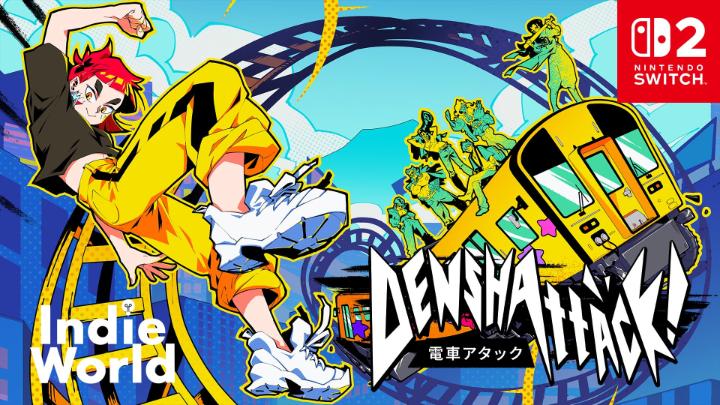 Denshattack!, the train-tricking adventure by Fireshine Games 🎮, launches for Nintendo Switch 2 on June 17. #IndieWorld