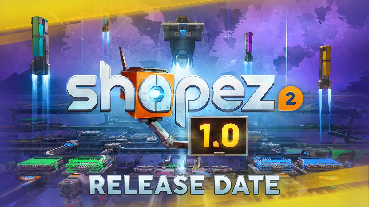 We're excited to announce that the 1.0 release of shapez 2 is coming on April 23rd! With the Manufacture Mode, full modding support, achievements & major quality of life improvements based on your feedback, there's a ton to look forward to. ➡️ Check the replies for more info!