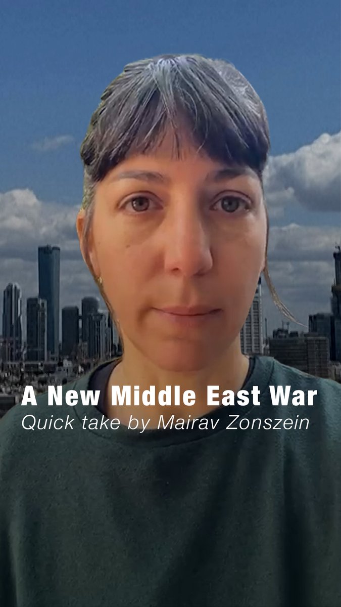 “Israel is hammering Iran. [But] the question is how long can we go on like this? What is the endgame?” Our analyst Mairav Zonszein מרב זונשיין reports from Tel Aviv as the U.S., Israel and Iran enter a perilous new phase of direct confrontation.