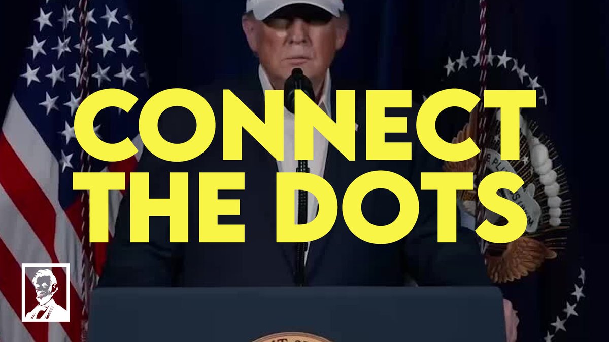 He always tells us what he's going to do next. Connect the dots.