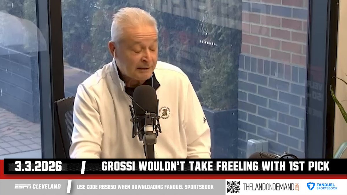 “I would take Tate at no. 6 and maneuver with no. 24 to move up and take Freeling,” - Tony Grossi. Do you like this plan?