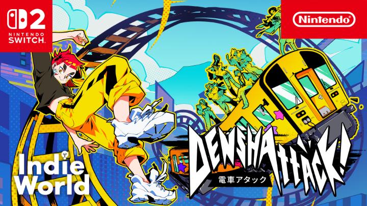 ¡Súbete a bordo de un tren capaz de ejecutar todo tipo de acrobacias y recorre un Japón distópico rebosante de color! Denshattack! hará su próxima parada el 17 de junio en #NintendoSwitch2. No te pierdas la versión de prueba gratuita: