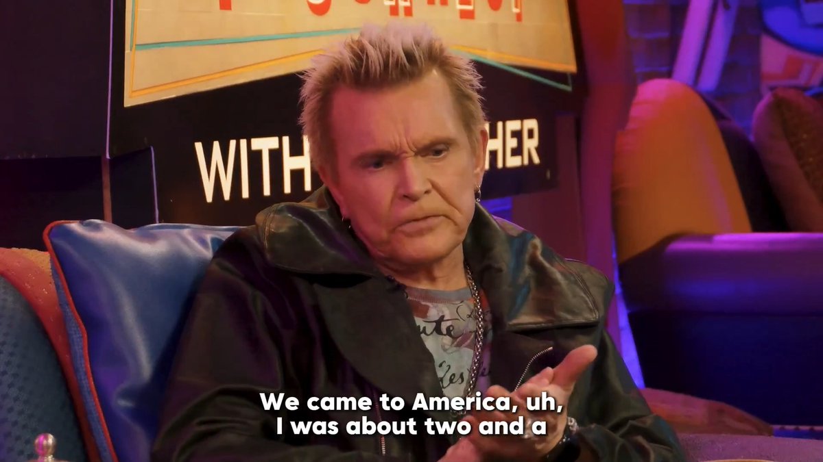 The music icon Billy Idol is at Club Random with Bill Maher!