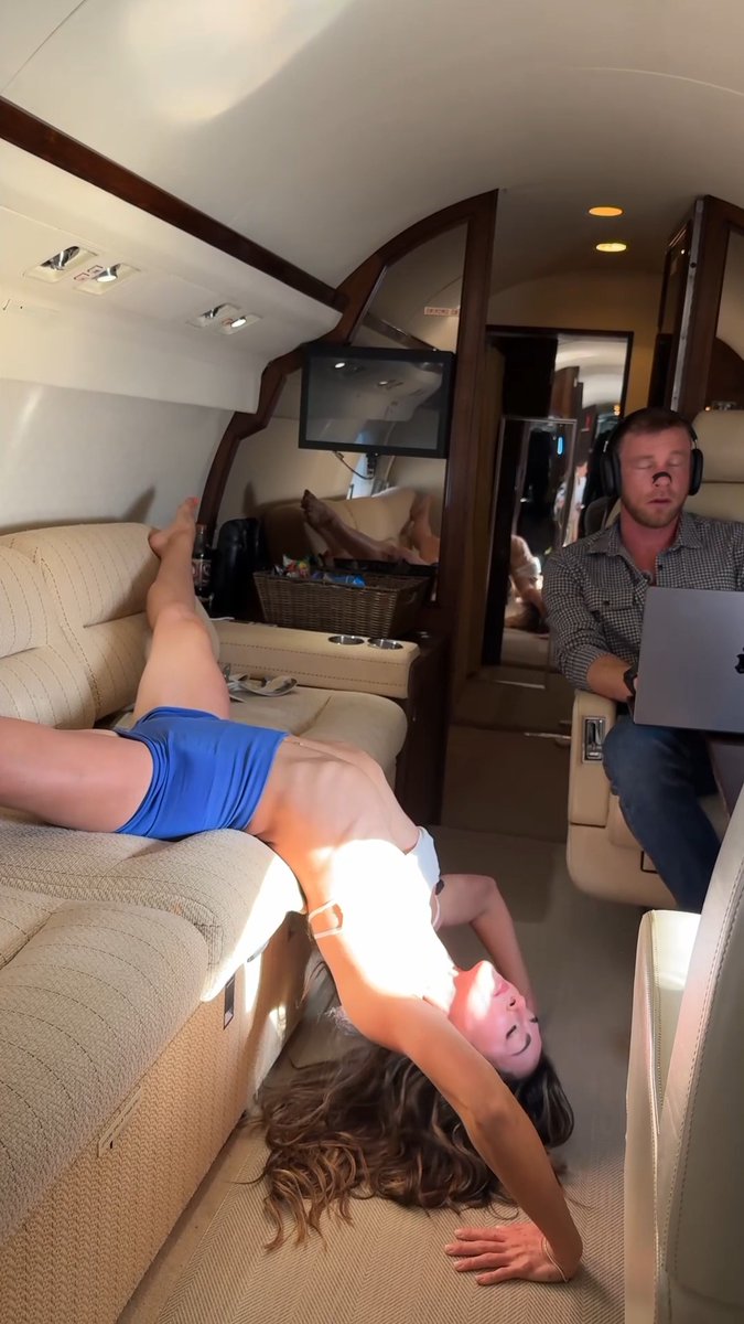 Wouldn't want to cramp up on the long flight!