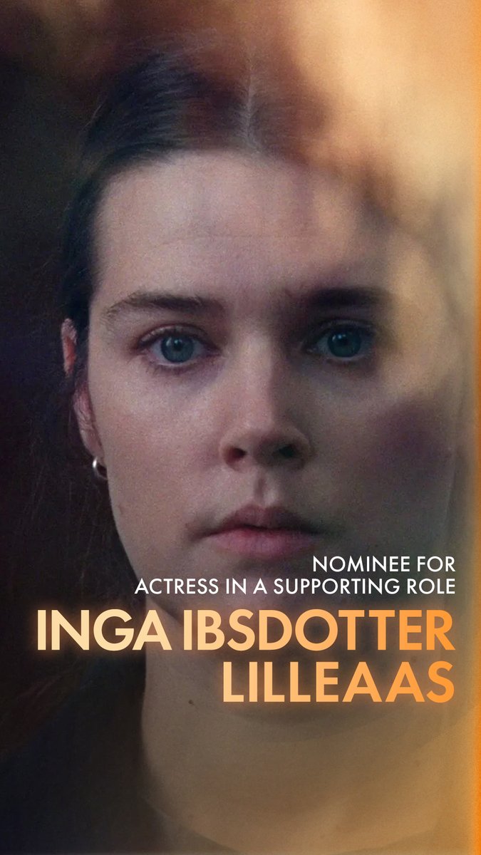 Inga Ibsdotter Lilleaas as Agnes Borg Pettersen in SENTIMENTAL VALUE. Nominated for Actress in a Supporting Role at the 98th Oscars. Watch the #Oscars LIVE on Sunday, March 15th, at 7e/4p on ABC and Hulu. #OnlyAtTheOscars