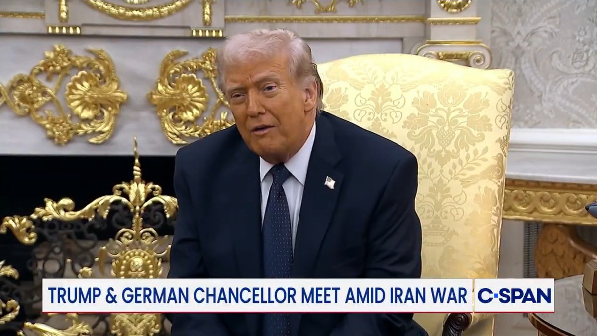 Q: "Did Israel force your hand to launch these strikes against Iran? Did Netanyahu pull the United States into this war?" President Trump: "No. I might have forced their hand."