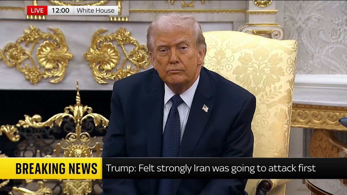 "This is not Winston Churchill we're dealing with" U.S. President Trump says he's "not happy" following Sir Keir Starmer's decision to not get involved in the U.S. offensive 📺 Sky 501, Virgin 602, Freeview 233 and YouTube