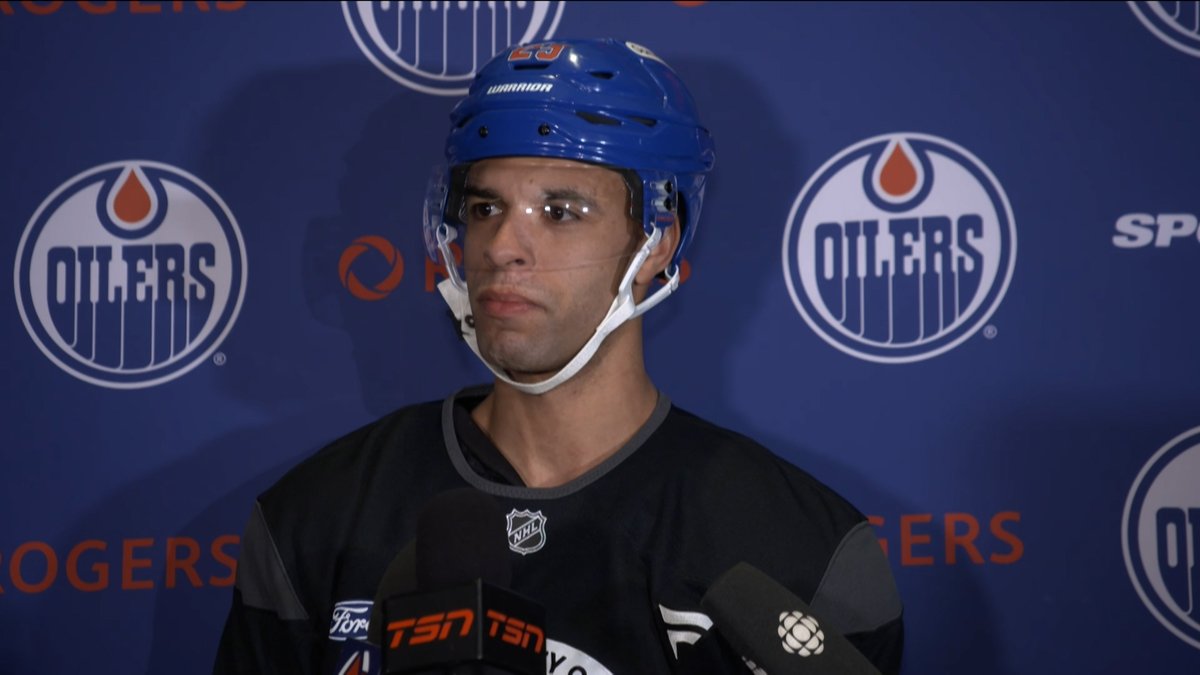 "He’s going to be great for us." Darnell Nurse shares his thoughts on the Connor Murphy signing & his outlook heading into the final 21 games of the season after #Oilers morning skate at Rogers Place. Enterprise | #LetsGoOilers