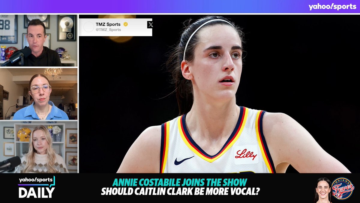 "The people leading these negotiations are not necessarily asking that of her." Annie Costabile weighs in on whether Caitlin Clark should have been more vocal in WNBA CBA talks 🗣️ (via Yahoo Sports Daily)