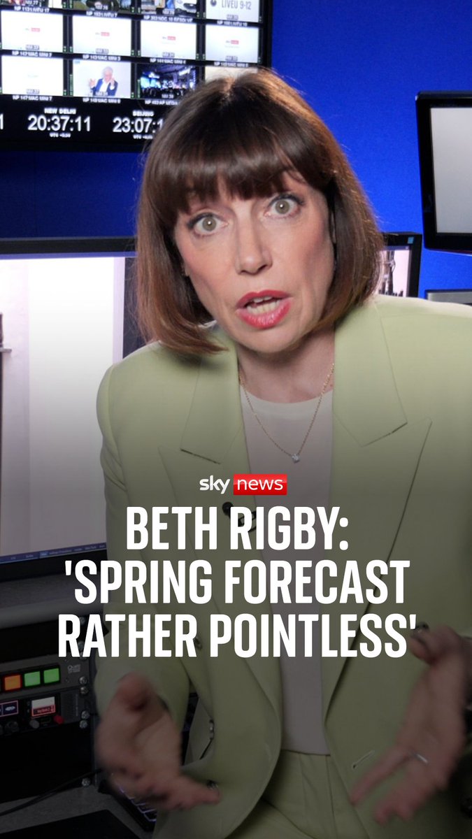 “It all felt rather pointless against the backdrop of a war in the Middle East that could throw all of Reeves’s economic plans off course.” Sky's Political Editor Beth Rigby breaks down the Chancellor's Spring forecast, which was delivered against a backdrop of conflict in Iran