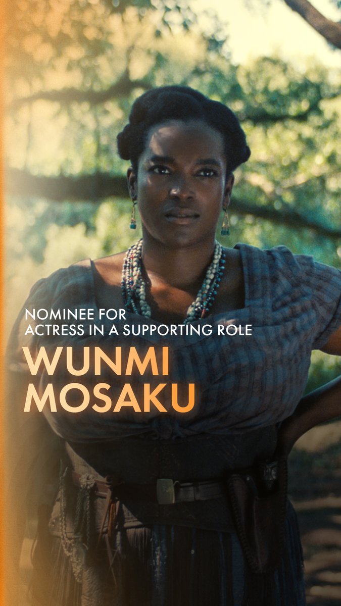 Wunmi Mosaku as Annie in SINNERS. Nominated for Actress in a Supporting Role at the 98th Oscars. Watch the #Oscars LIVE on Sunday, March 15th, at 7e/4p on ABC and Hulu. #OnlyAtTheOscars