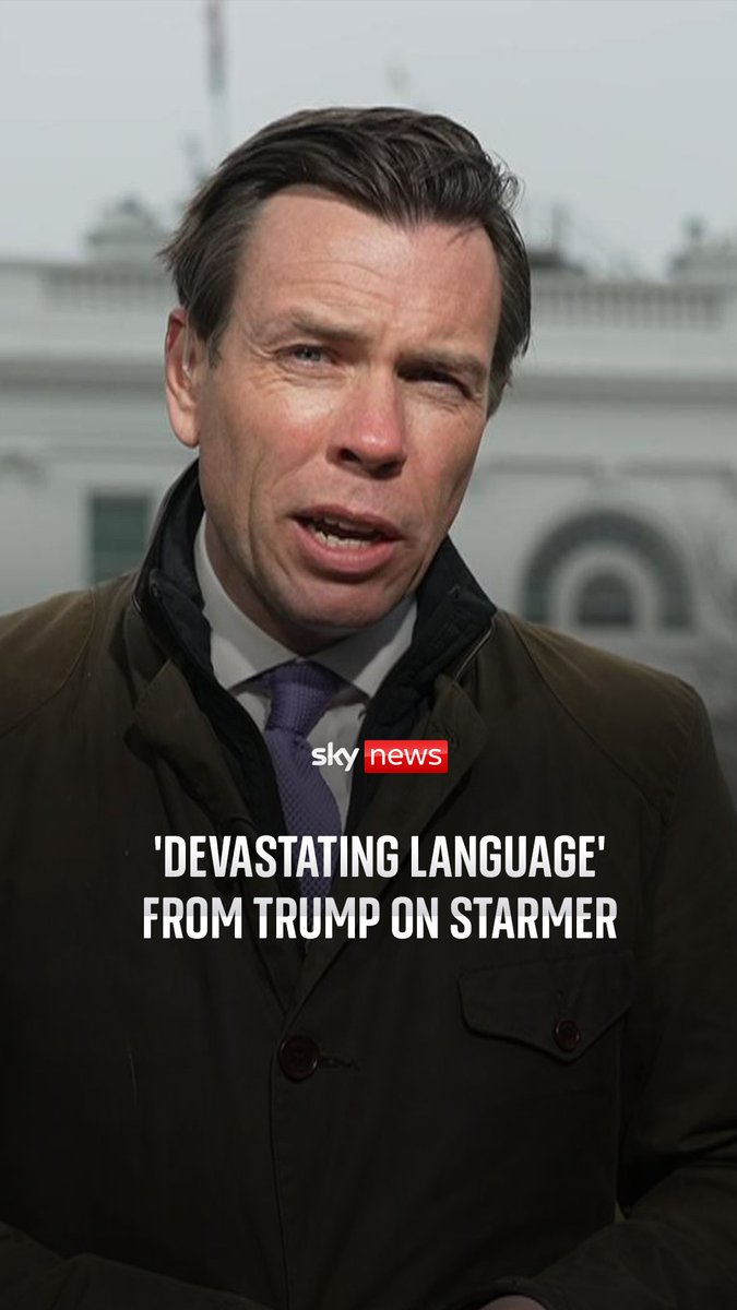 'Devastating language' U.S. correspondent Mark Stone analyses Trump's latest comments on the UK, after the President remarked "this is not Winston Churchill we're dealing with"