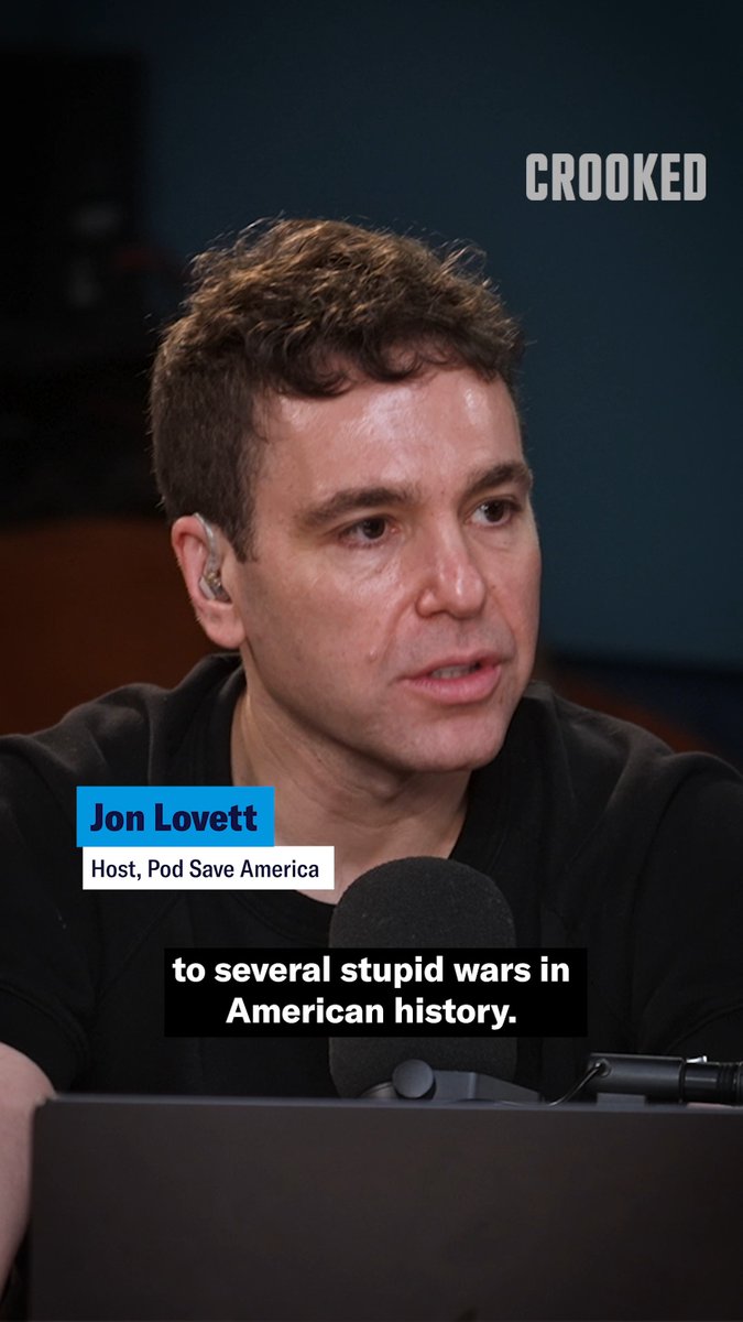 Jon Lovett is disgusted by the glibness of the Trump administration as they launch a war in Iran.