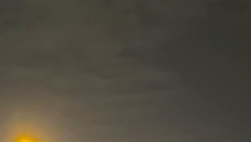 BREAKING: Footage of what sounds like an Iranian Shahed attack drone making a direct impact at the US Consulate in Dubai