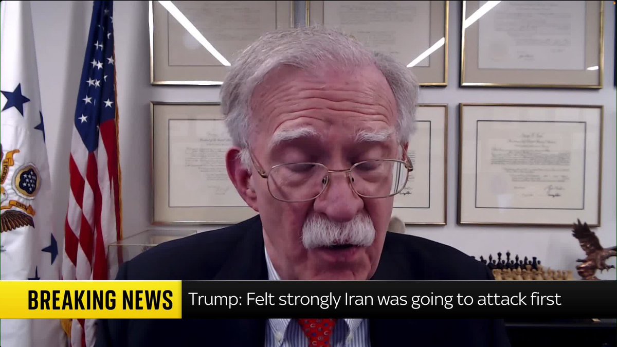 Former U.S. national security adviser John Bolton tells Ali Fortescue that the UK should be "leading the charge among the Europeans" in defending "all of our common interests" against Iran's "terrorist, nuclear proliferating threat". 📺 Sky 501 and YT