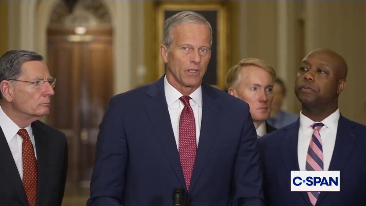Q: Do you think Congress would have to authorize any military action against Iran? Sen. John Thune: “No. I think the President has the authority that he needs to conduct the activities, the operations that are currently underway there."