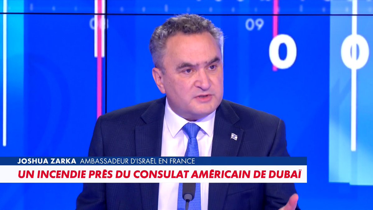 «Non, l'Europe ne doit pas rejoindre Israël dans la guerre», répond dans #100Politique l'ambassadeur d'Israël en France, Joshua Zarka. Et d'ajouter : «Nos guerres, nous les avons toujours menées tout seuls» Toute l'info est à retrouver sur