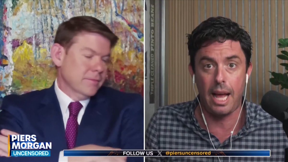 'Four troops have DIED in this case - it's very different!' Tim Miller calls out Ben Ferguson for comparing Trump's action in Iran to that in Venezuela. Watch more👇 📺 Piers Morgan | Tim Miller | Ben Ferguson
