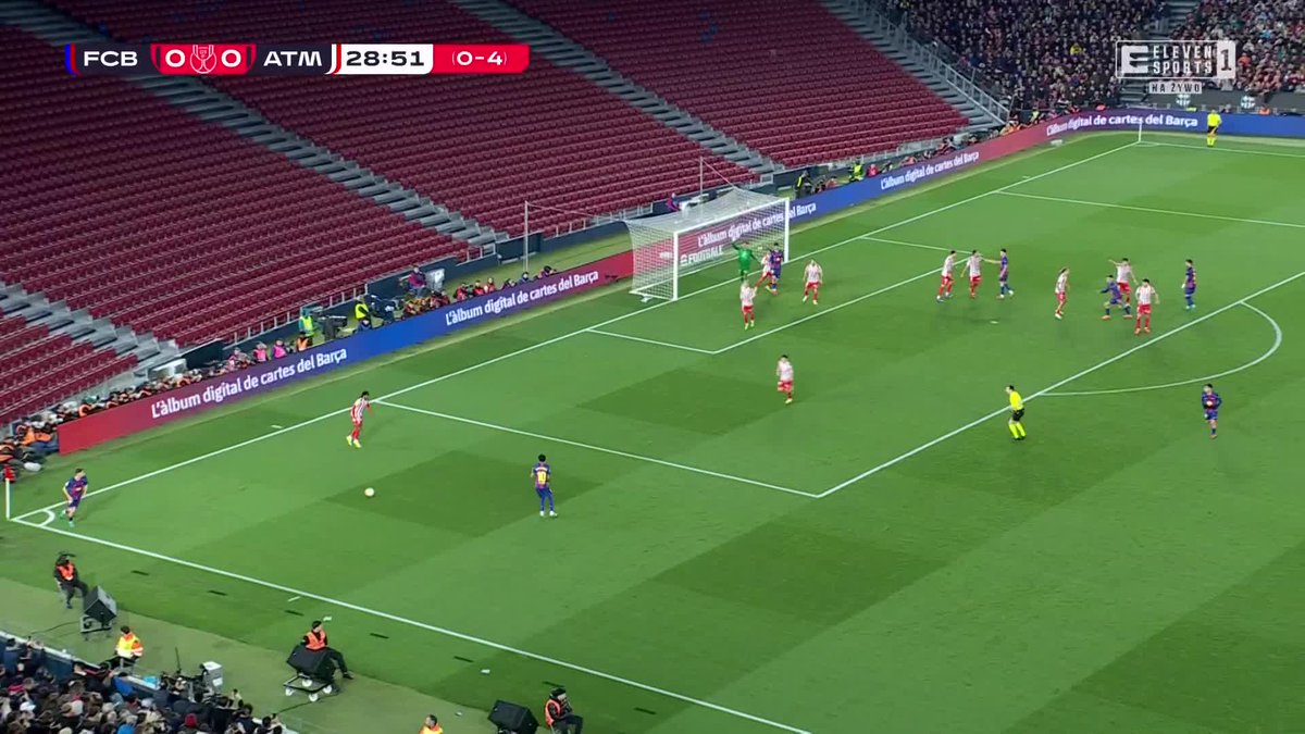 𝐌𝐀𝐑𝐂 𝐁𝐄𝐑𝐍𝐀𝐋 𝐍𝐀 𝟏:𝟎 ⚽🎯 Barcelona rozpoczyna strzelanie! 🔥 Włączcie Eleven Sports 1, będzie się działo! 🎢 #lazabawa 🇪🇦