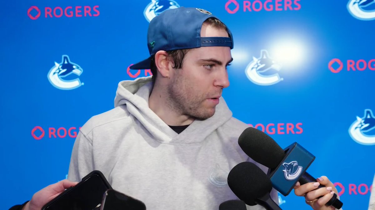 "I still believe in this group. Signed a long term deal for a reason. I can defend that, it's what I believe." 🗣️ Jake DeBrusk speaks to the media following Tuesday's practice at Rogers Arena.